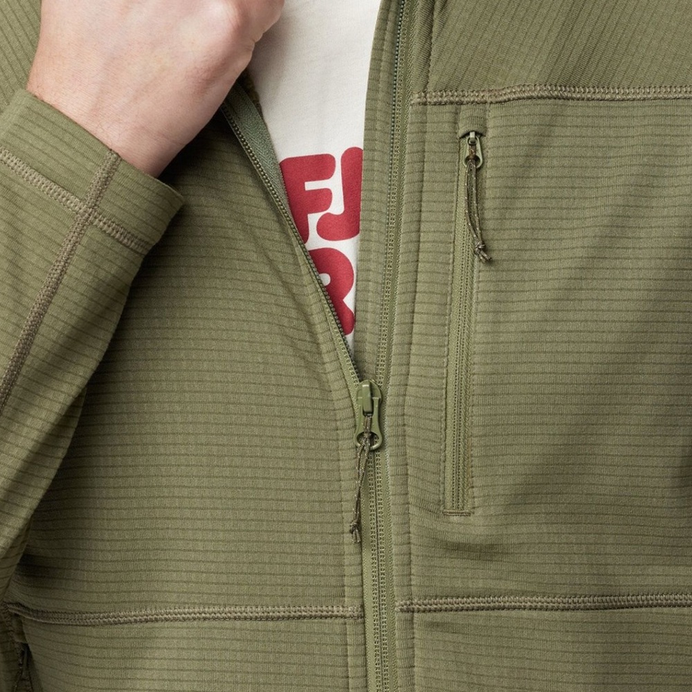 Fjallraven Men’s Abisko Lite Fleece Jacket Green - Picture 7 of 11